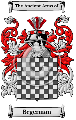 Begerman Family Crest Download (JPG) Heritage Series - 300 DPI