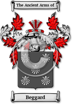 Beggard Family Crest Download (jpg) Legacy Series - 150 DPI