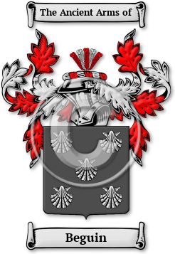 Beguin Family Crest Download (jpg) Legacy Series - 150 DPI