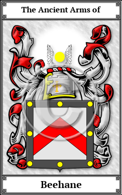 Beehane Family Crest Download (JPG)  Book Plated - 150 DPI