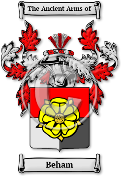 Beham Family Crest Download (jpg) Legacy Series - 150 DPI