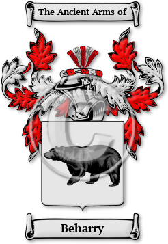 Beharry Family Crest Download (jpg) Legacy Series - 150 DPI