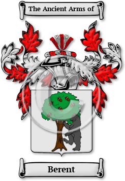 Berent Family Crest Download (jpg) Legacy Series - 150 DPI