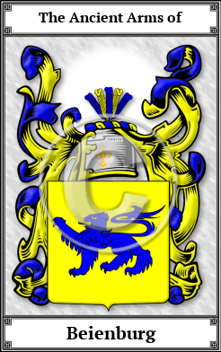 Beienburg Family Crest Download (JPG)  Book Plated - 150 DPI