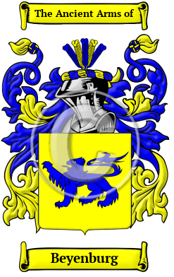Beyenburg Family Crest/Coat of Arms