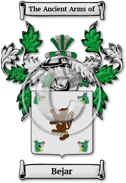 Bejar Family Crest Download (JPG) Legacy Series - 600 DPI