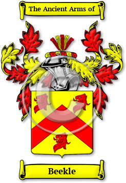 Beekle Family Crest Download (jpg) Legacy Series - 150 DPI
