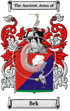 Bek Family Crest Download (JPG) Heritage Series - 600 DPI
