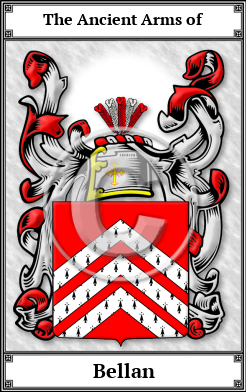 Bellan Family Crest Download (JPG)  Book Plated - 150 DPI