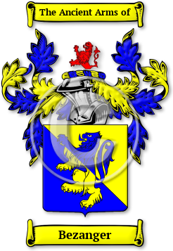 Bezanger Family Crest Download (jpg) Legacy Series - 150 DPI