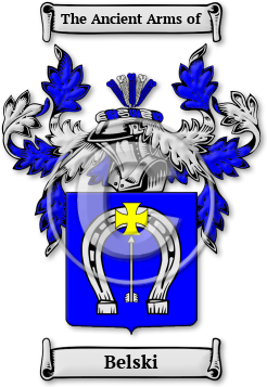 Belski Family Crest Download (JPG) Legacy Series - 600 DPI
