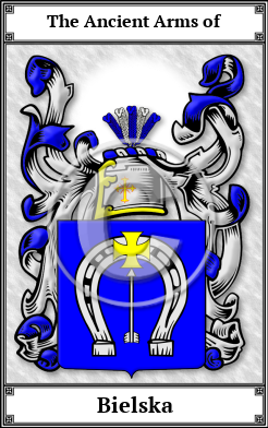 Bielska Family Crest Download (JPG)  Book Plated - 150 DPI