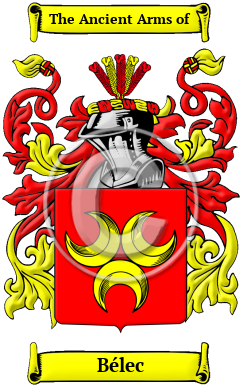 Bélec Family Crest Download (JPG) Heritage Series - 300 DPI