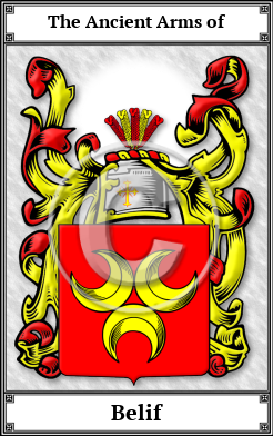 Belif Family Crest Download (JPG)  Book Plated - 150 DPI