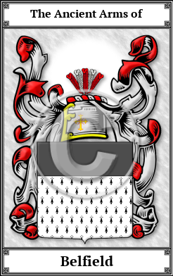 Belfield Family Crest Download (JPG)  Book Plated - 150 DPI