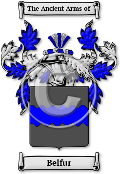 Belfur Family Crest Download (jpg) Legacy Series - 150 DPI