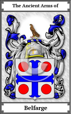 Belfarge Family Crest Download (JPG)  Book Plated - 150 DPI