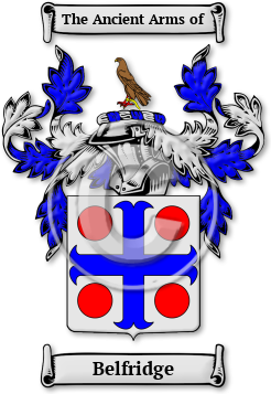 Belfridge Family Crest Download (jpg) Legacy Series - 150 DPI