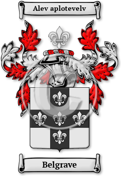 Belgrave Family Crest Download (jpg) Legacy Series - 150 DPI