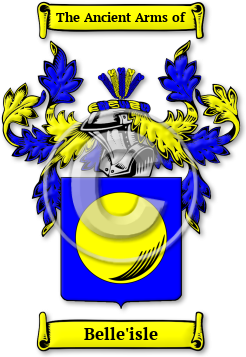 Belle'isle Family Crest Download (jpg) Legacy Series - 150 DPI