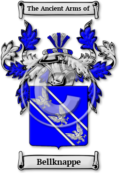 Bellknappe Family Crest Download (jpg) Legacy Series - 150 DPI