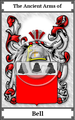 Bell Family Crest Download (JPG)  Book Plated - 150 DPI