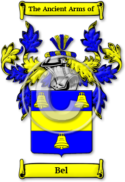 Bel Family Crest Download (jpg) Legacy Series - 150 DPI
