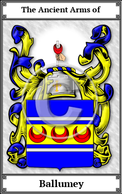 Ballumey Family Crest Download (JPG) Book Plated - 600 DPI