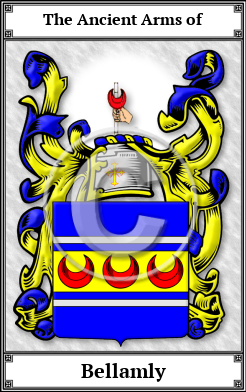 Bellamly Family Crest Download (JPG)  Book Plated - 150 DPI