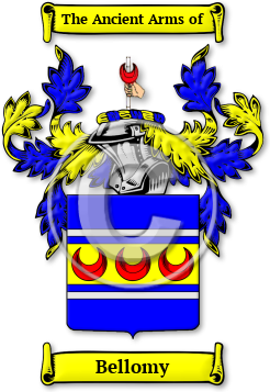 Bellomy Family Crest Download (jpg) Legacy Series - 150 DPI
