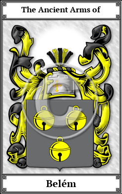 Belém Family Crest Download (JPG) Book Plated - 600 DPI