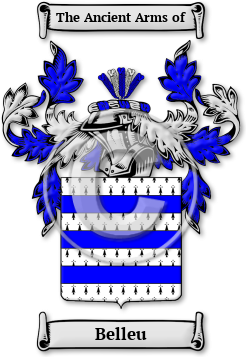 Belleu Family Crest Download (JPG) Legacy Series - 600 DPI
