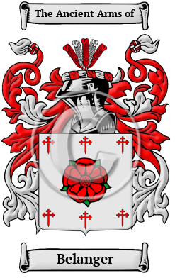 Belanger Family Crest Download (JPG) Heritage Series - 600 DPI