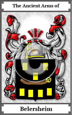Belersheim Family Crest Download (JPG)  Book Plated - 150 DPI