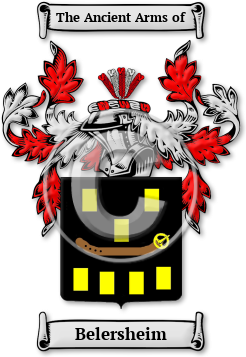 Belersheim Family Crest Download (jpg) Legacy Series - 150 DPI