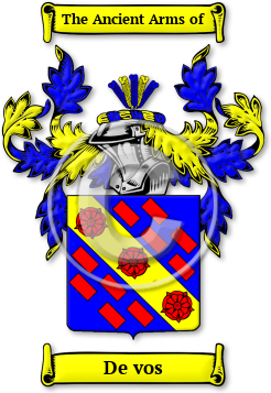 De vos Family Crest Download (JPG) Legacy Series - 300 DPI