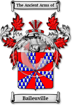 Baileuville Family Crest Download (JPG) Legacy Series - 600 DPI