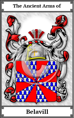 Belavill Family Crest Download (JPG)  Book Plated - 150 DPI