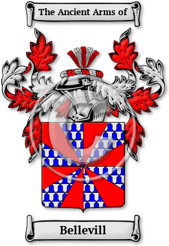 Bellevill Family Crest Download (jpg) Legacy Series - 150 DPI