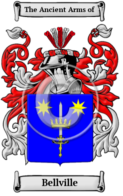 Bellville Family Crest Download (JPG) Heritage Series - 600 DPI