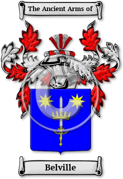 Belville Family Crest Download (JPG) Legacy Series - 600 DPI