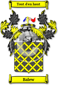 Balew Family Crest Download (jpg) Legacy Series - 150 DPI