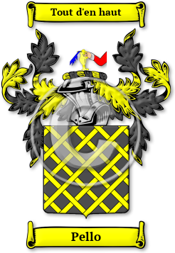 Pello Family Crest Download (JPG) Legacy Series - 600 DPI