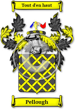 Pellough Family Crest Download (jpg) Legacy Series - 150 DPI
