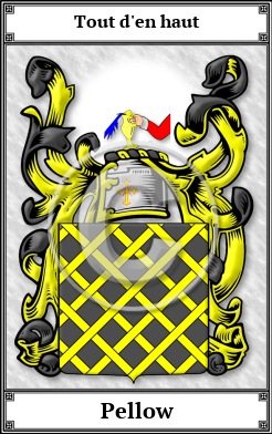 Pellow Family Crest Download (JPG)  Book Plated - 150 DPI