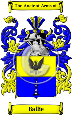 Ballie Family Crest Download (JPG) Heritage Series - 600 DPI