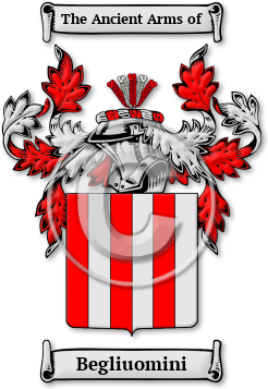 Begliuomini Family Crest Download (jpg) Legacy Series - 150 DPI