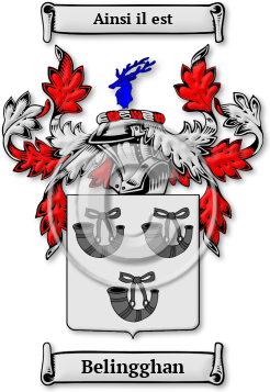 Belingghan Family Crest Download (jpg) Legacy Series - 150 DPI