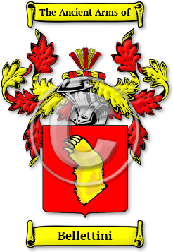 Bellettini Family Crest Download (jpg) Legacy Series - 150 DPI