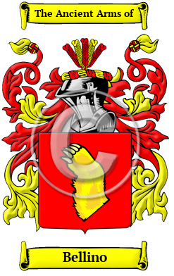 Bellino Family Crest Download (JPG) Heritage Series - 600 DPI